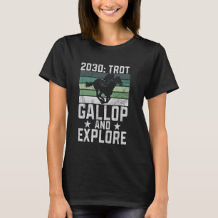 Camiseta Trote Galope 30 Férias de Cavalo 2030