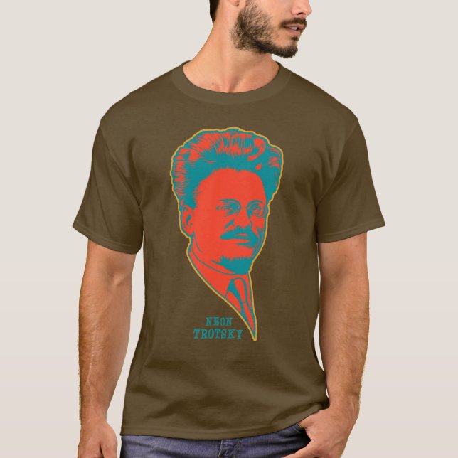 Camiseta Trotsky de néon (Frente)