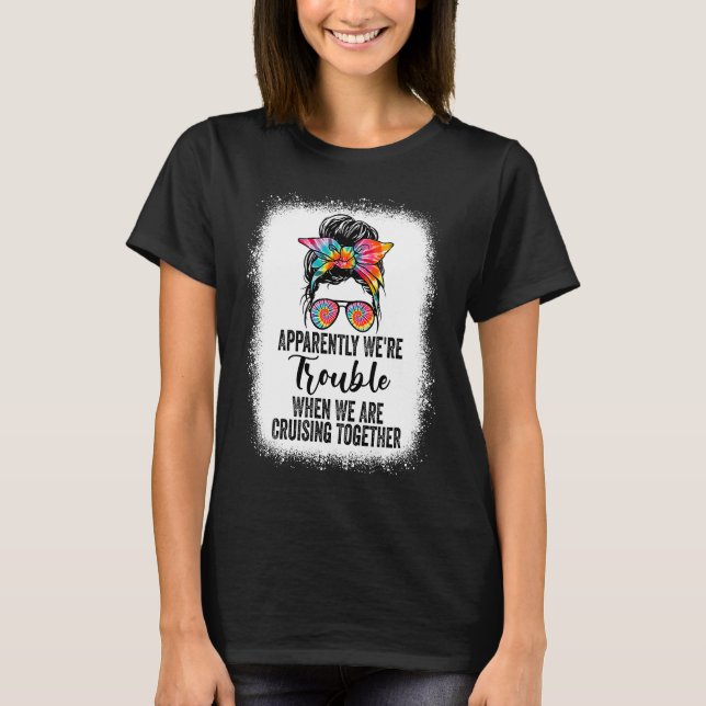 Camiseta Trouble Matching Girls Cruise ship Cute Cruising (Frente)
