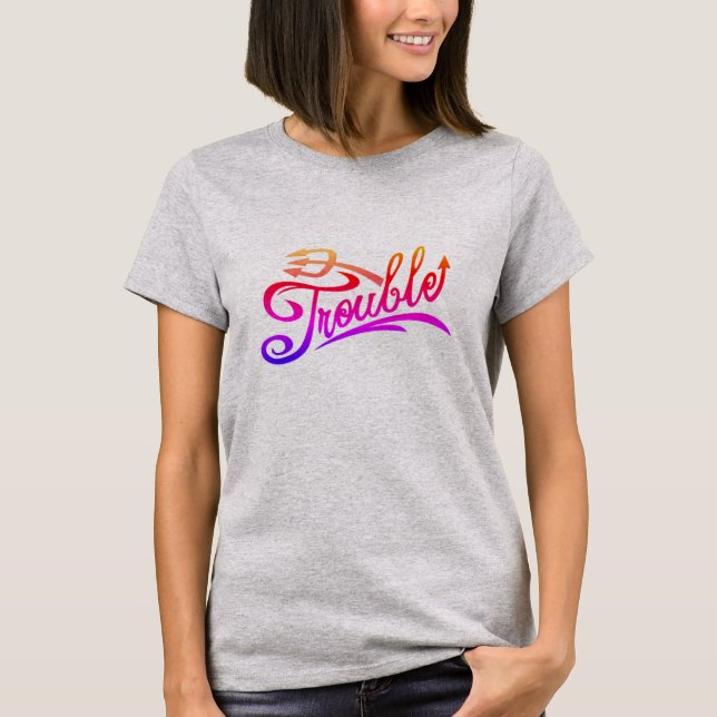 Camiseta Trouble T-Shirt (Frente)