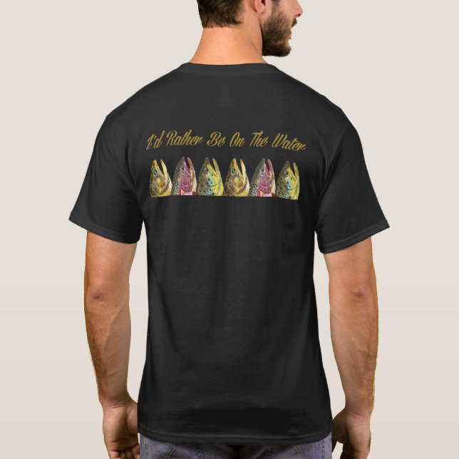 Camiseta Trout Fish Angler's (Verso)