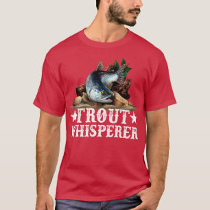 Camiseta Trout Fish Illustration Fly Fisheries Art 1°