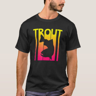 Camiseta Trout Fish Retro