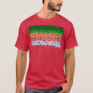 Camiseta Trout Fisheries Rainbow Pattern South Dakota S
