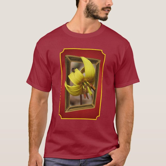 Camiseta Trout Lily Flower Out Of Bounds  (Frente)