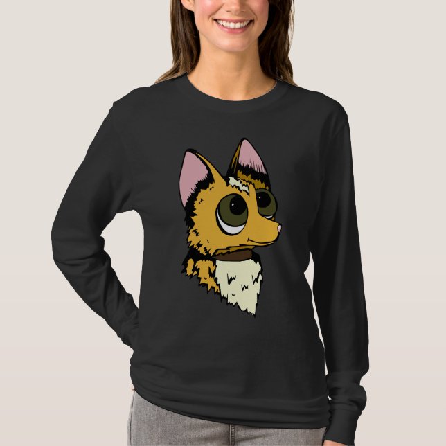 Camiseta Trovão da Ilustração Chihuahua (Frente)