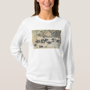 Camiseta Trovão do demónio, santuário de Tenjin, períod