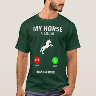 Camiseta trovoada de cavalo engraçada