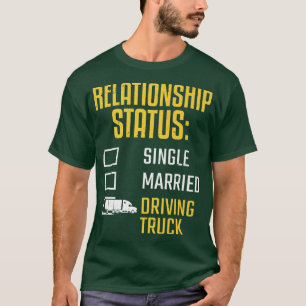 Camiseta Tru do Caminhão - Relacionamento do Status do Driv