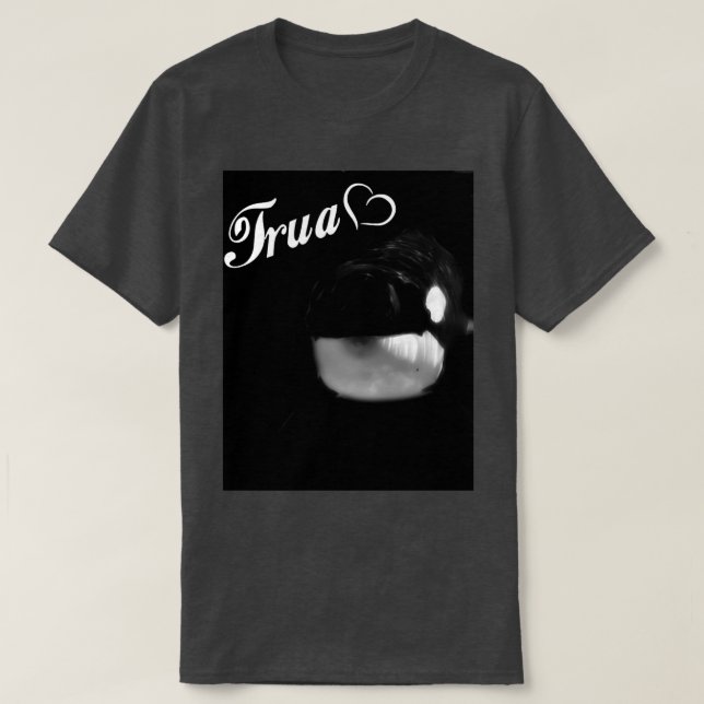 Camiseta Trua Black and White w Name (Frente do Design)