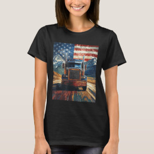 Camiseta Truck Caminhão Estados Unidos - América Sinalizado