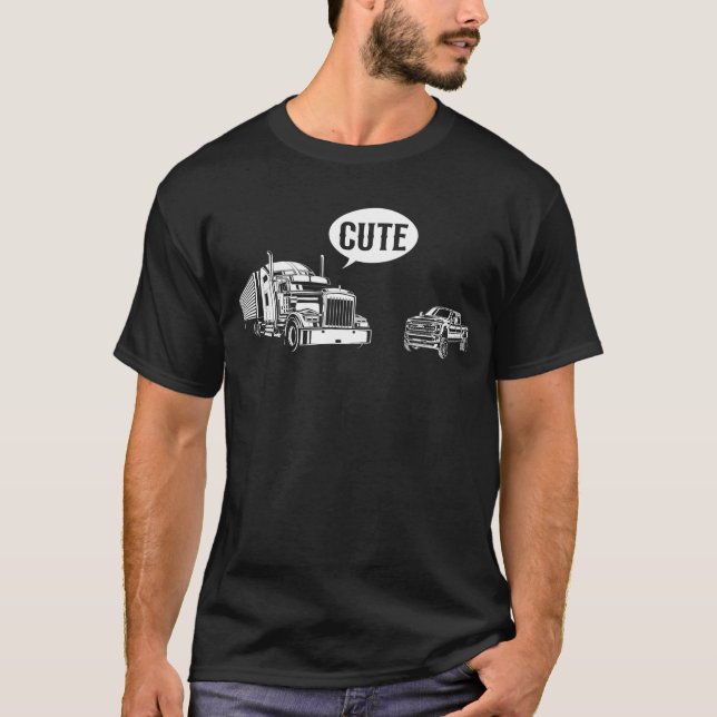 Camiseta Truck Driver Cute (Frente)