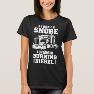 Camiseta Truck Driver Design For Men Dad Big Rig Semi-Trail