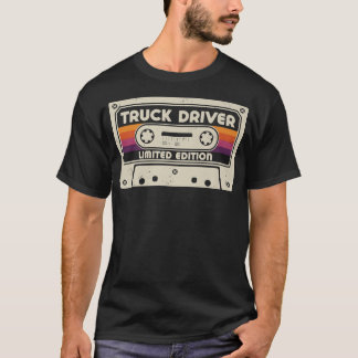 Camiseta TRUCK DRIVER Funny Job Title, Vintage Retro Career