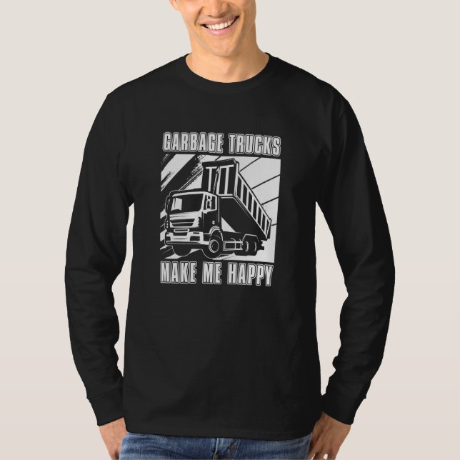 Camiseta Truck Driver Humor Big Rig  Trucking Trucker Garba (Frente)