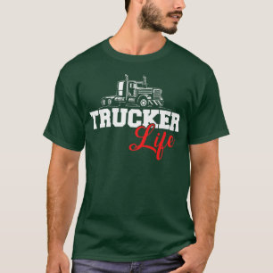 Camiseta Truck Driver Trucker Life