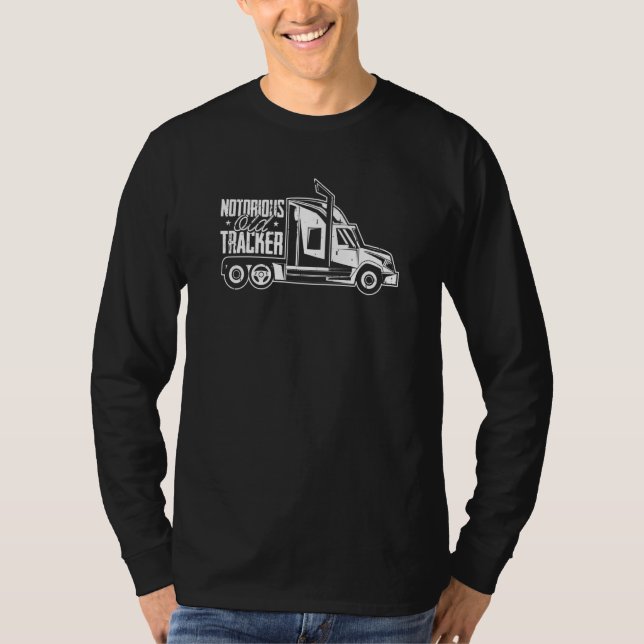 Camiseta Truck Driver  Trucking Rig Old Man Trucker (Frente)