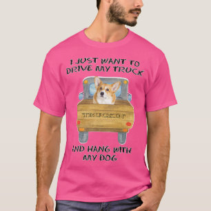 Camiseta Truck Driving Dog Corgi