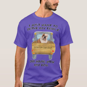 Camiseta Truck Driving Dog French Bulldog 2