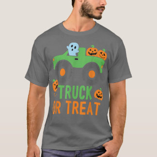Camiseta Truck Or Treat Truck Pumpkin Halloween Costume Tru