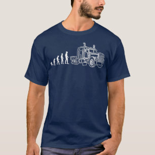 Camiseta Truck Truck Driver Funny Trucker Evolution Gift 1