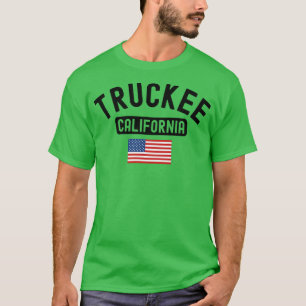 Camiseta Truckee California Flag Vintage Cali Bear Taho