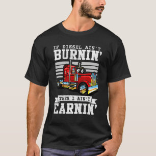 Camiseta Trucker Cita Semi Truck Driver 18 Wheeler Mechani