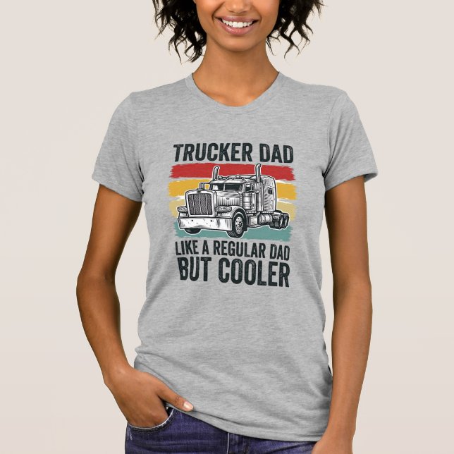 Camiseta Trucker Dad Like a Regular Dad But Cooler Shirt_1 (Frente)