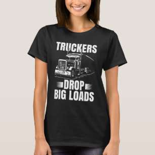 Camiseta Trucker Engraçado Oferece Homens Motorista De Cami