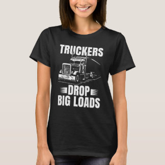 Camiseta Trucker Engraçado Oferece Homens Motorista De Cami
