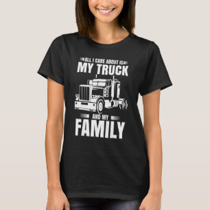 Camiseta Trucker Engraçado Oferece Homens Motorista De Cami