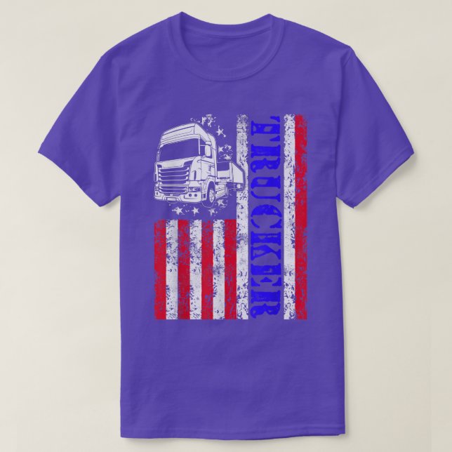 Camiseta Trucker Funny Truck Driver 2999 (Frente do Design)