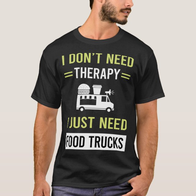 Camiseta Trucks de Comida de Terapia (Frente)