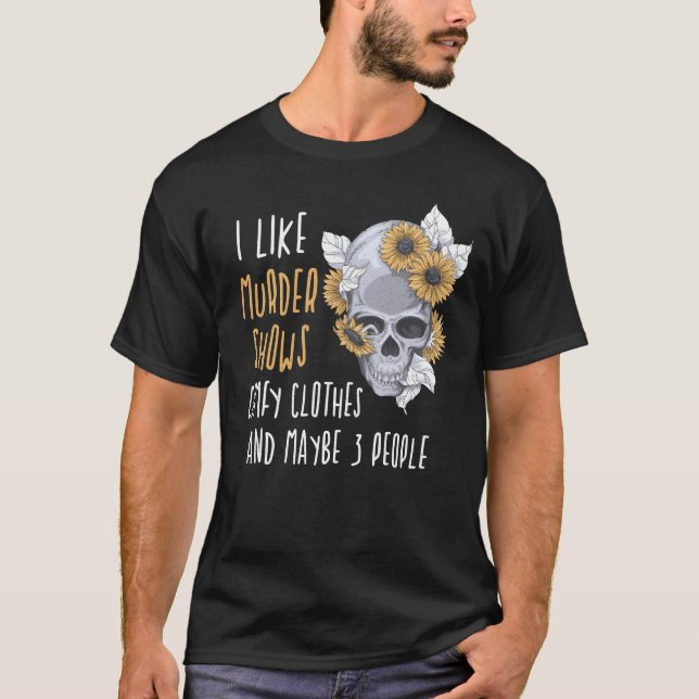 Camiseta True Crime Shows Friends Funny (Frente)
