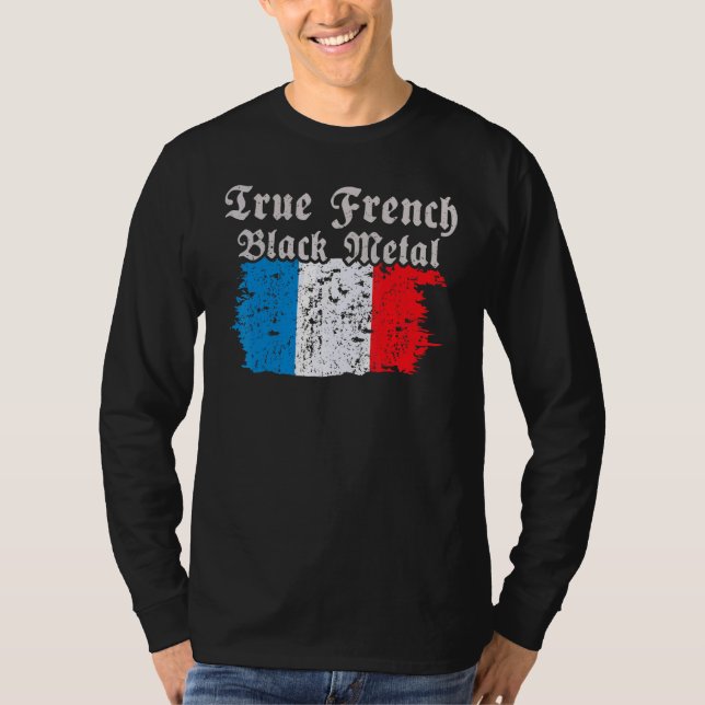 Camiseta True French Black Metal (Frente)