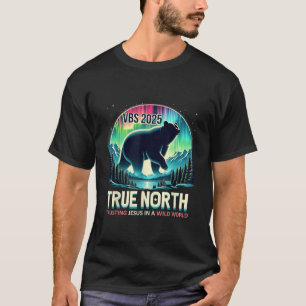 Camiseta True North VBS 2025 Confiando em Jesus Selvagem Ch