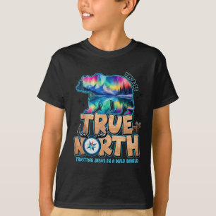 Camiseta True North Vbs 2025 Confiar em Jesus Deserto Crist