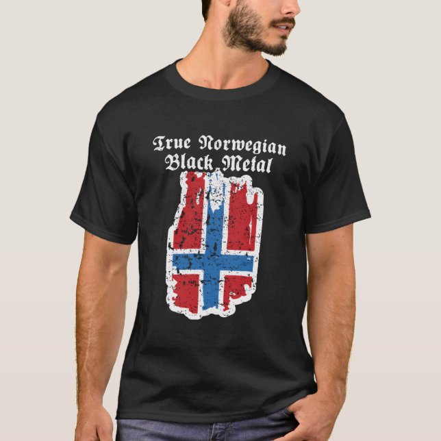 Camiseta True Norueguês Black Metal (Frente)