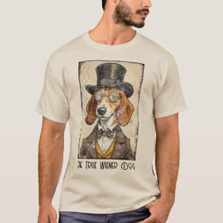Camiseta True Wiener Dog - Realistic Dachshund Portrait