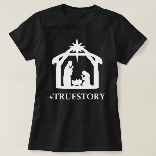 Camiseta #TRUESTORY (Frente do Design)