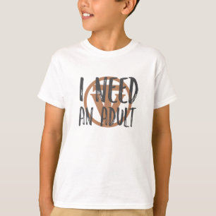 Camiseta TrueVanguard - eu preciso e adulto! - T dos miúdo