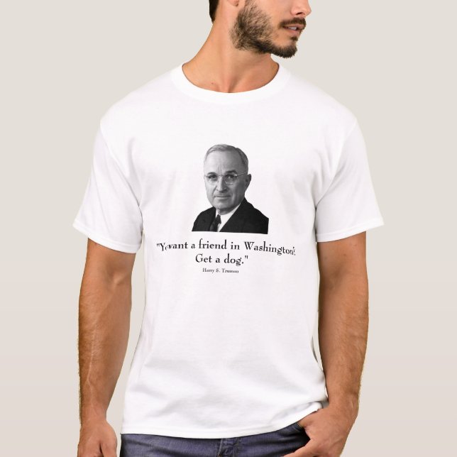 Camiseta Truman e citações engraçadas (Frente)