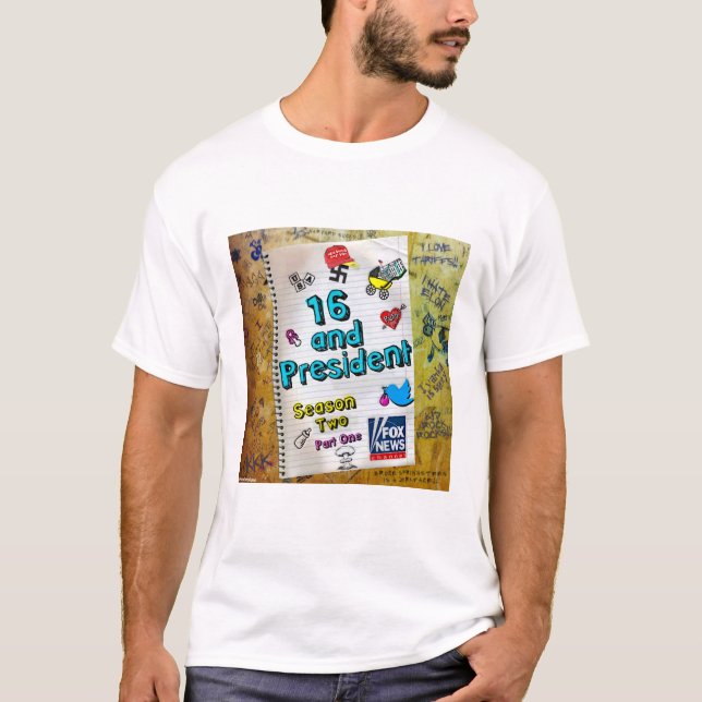 CAMISETA "TRUMP 16 E PRESIDENTE" (Frente)