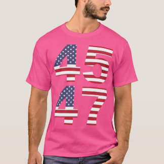 Camiseta Trump 2024 45 47 Homens Republicanos Presentes