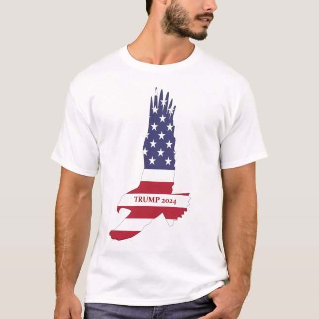 Camiseta Trump 2024 American Eagle (Frente)