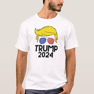 Camiseta Trump 2024 American Flag