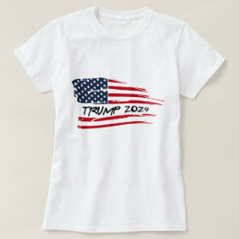 Camiseta Trump 2024 American Flag