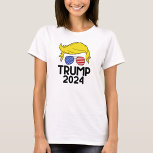 Camiseta Trump 2024 American Flag