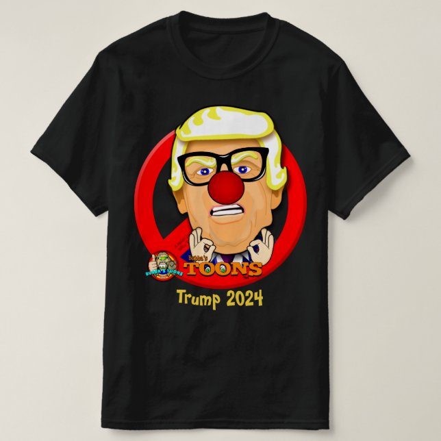 Camiseta Trump 2024 - Camisa-T do Tom de Bubba (Frente do Design)