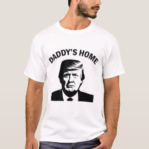 Camiseta Trump 2024 Daddys Home White House Apoiadores